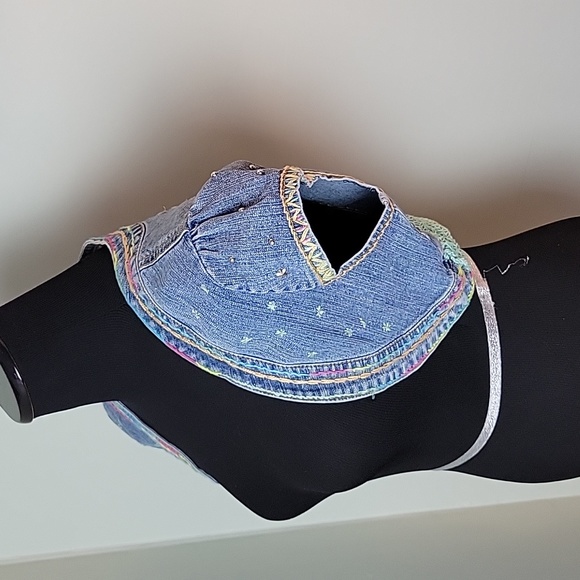 Y2K Embroidered denim bolero jacket, Rebel - Picture 2 of 9